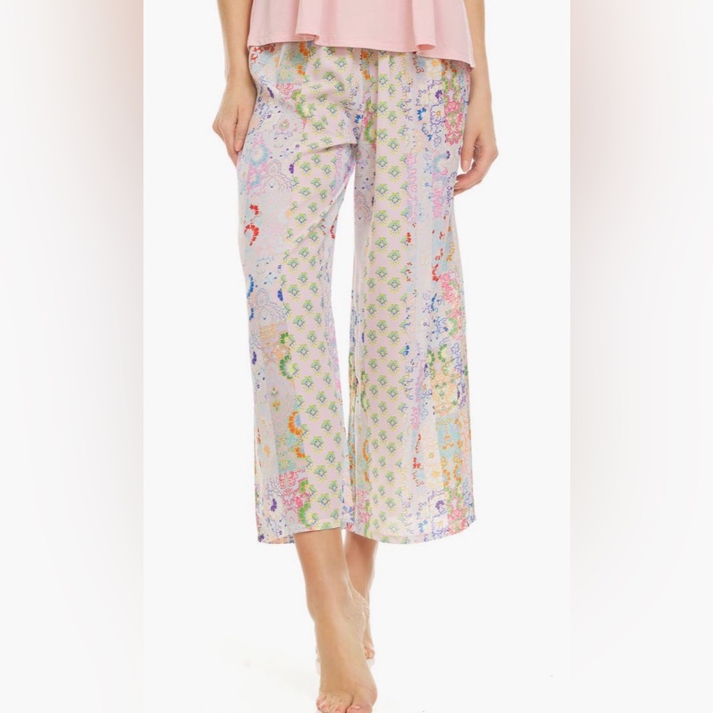 Flora Nikrooz Nadia Crepe Pajama Pant Bottoms SZ XS